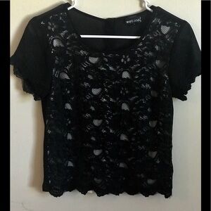 Chiffon Lace Wet Seal blouse